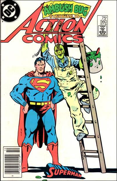 Action Comics (1938) issue 560-B Newsstand Cover