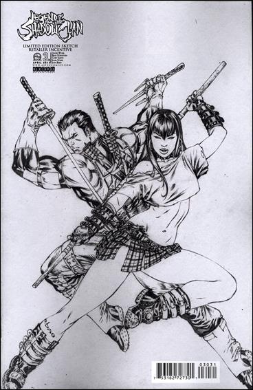 Legend of the Shadow Clan issue 3-C e.Bas 1:xx Sketch Cover