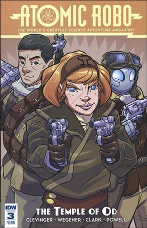 Atomic Robo and the Temple of Od issue 3 Scott Wegener Cover