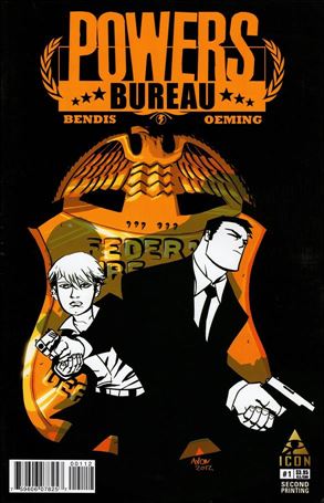 Powers: The Bureau issue 1-D Michael Avon Oeming Cover (2nd Printing)