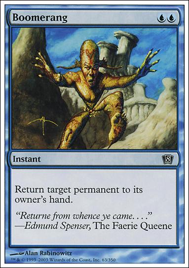 Magic the Gathering: 8th Edition (Base Set) card 63 Boomerang