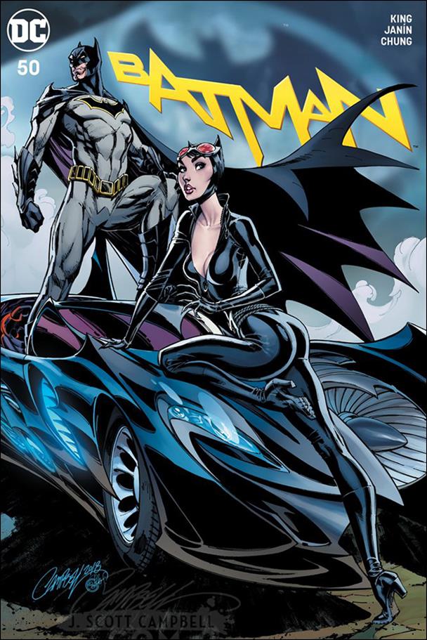 Batman (2016) issue 50-TY J. Scott Campbell Batman & Catwoman Cover 1/2800