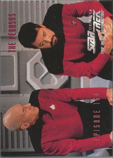 Star Trek: The Next Generation - The Episode Collection Season Seven (Base Set) card 680 The Pegasus, Episode 164-B