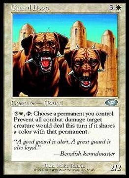 Magic the Gathering: Planeshift (Base Set) card 5 Guard Dogs
