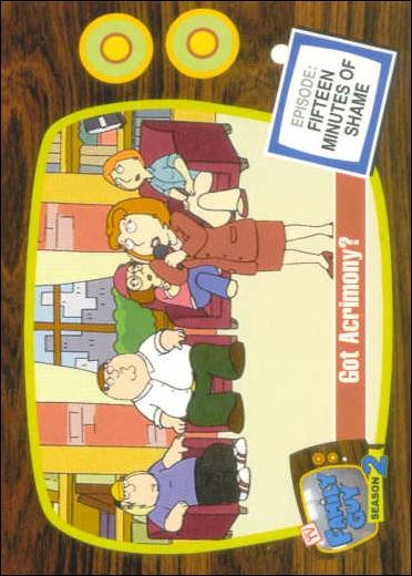 Family Guy Season Two (Base Set) card 41 Got Acrimony?