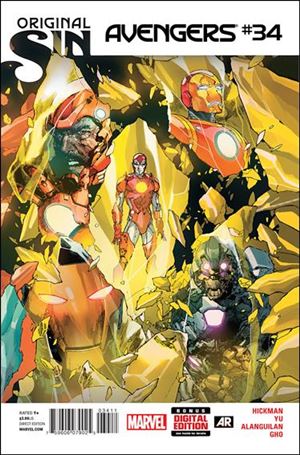 Avengers (2013) issue 34 Leinil Francis Yu Cover