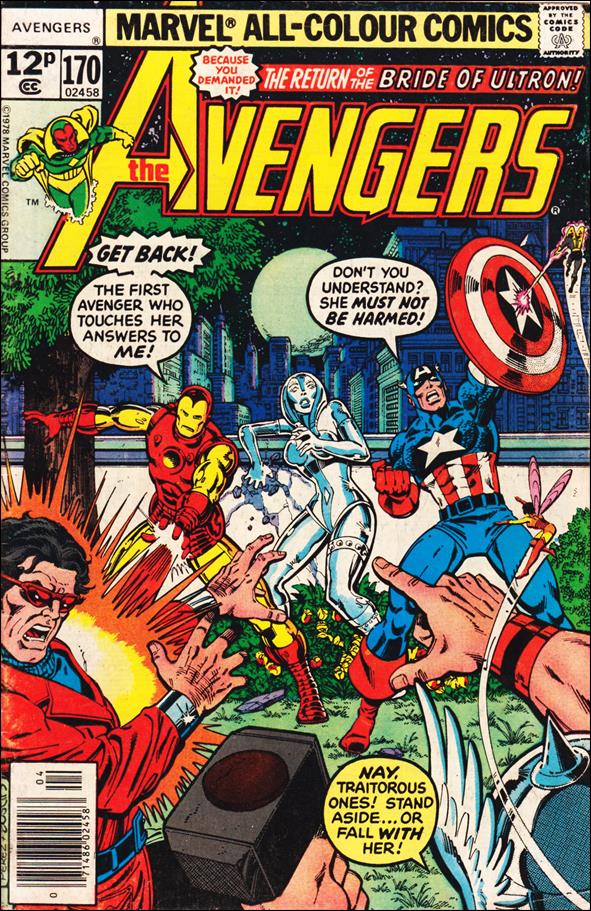 Avengers (1963) issue 170-B UK Price Cover