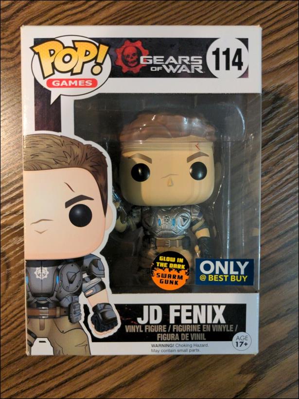POP! Games figure 114-B JD Fenix (GITD Best buy Exclusive)