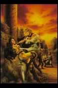 Luis Royo: From Fantasy to Reality card 12 Hawk and Fisher II: Winner takes All