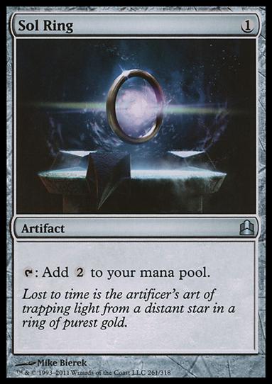 Magic the Gathering: Commander (Base Set) card 261 Sol Ring