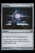 Magic the Gathering: Commander (Base Set) card 261 Sol Ring