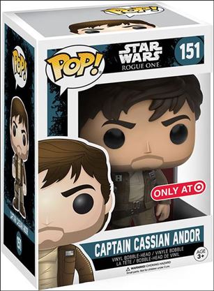 POP! Star Wars figure 151 Captain Cassian Andor (Brown Jacket) Target