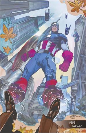 Captain America (1968) issue 702-B Pepe Larraz Young Guns Cover