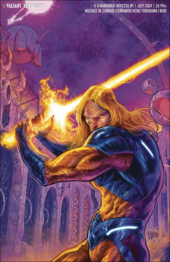 X-O Manowar: Invictus issue 3-B Guillermo Fajardo Virgin Cover