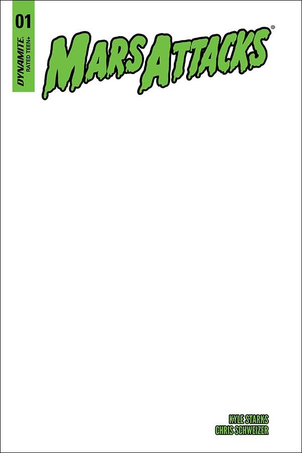 Mars Attacks (2018) issue 1-F Blank Authentix Cover