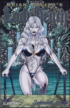 Lady Death: Swimsuit Special issue 2005-U Platinum Foil Cover 1/1000