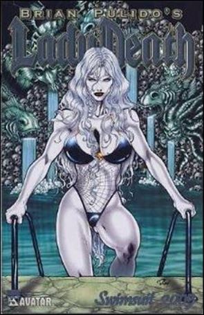 Lady Death: Swimsuit Special issue 2005-U Platinum Foil Cover 1/1000