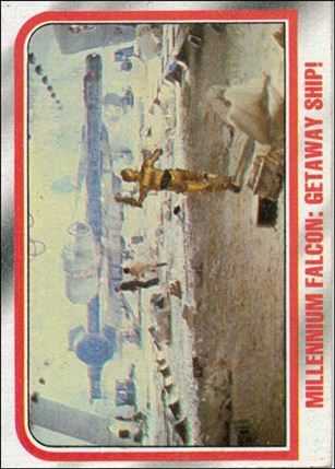 Star Wars: The Empire Strikes Back: Series 1 (Base Set) card 52 Millennium Falcon: Getaway ship!