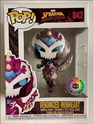 POP! Marvel figure 842-B Venomized  Ironheart