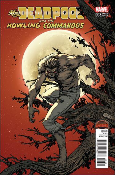 Mrs. Deadpool and the Howling Commandos issue 3-B Giuseppe Camuncoli 1:25 Cover