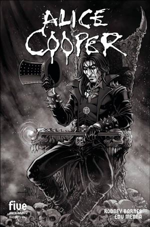 Alice Cooper (2023) issue 5-D Andrew Mangum 1:10 Line Art Cover