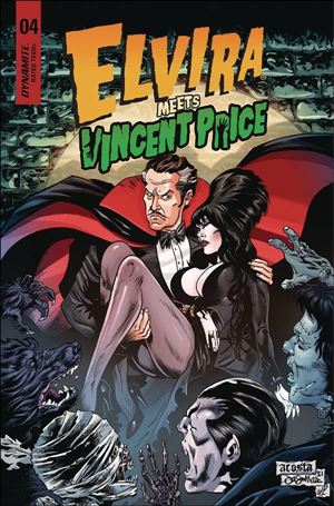 Elvira Meets Vincent Price issue 4 Dave Acosta Cover