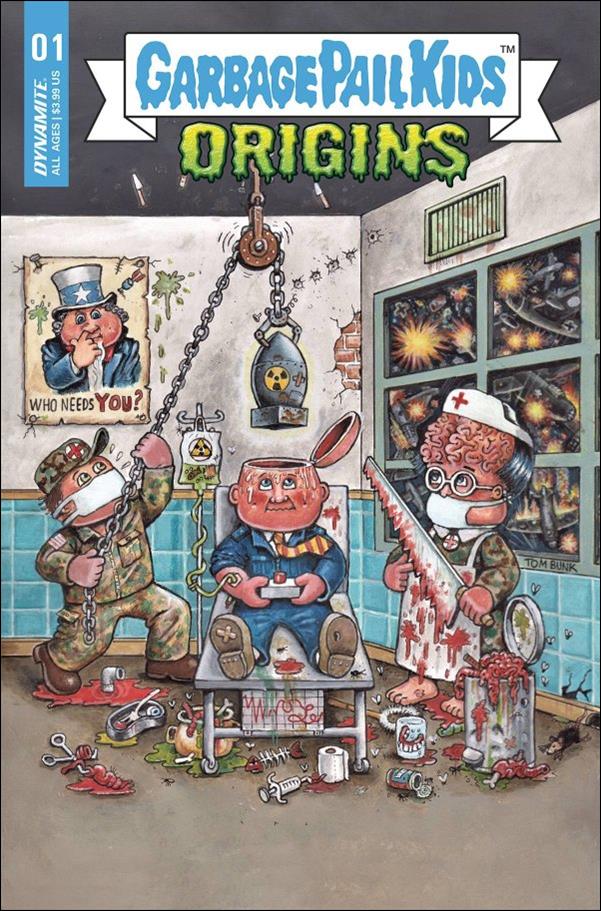 Garbage Pail Kids: Origins issue 1-B Tom Bunk Cover