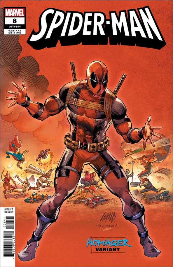 Spider-Man (2022) issue 8-B Rob Liefeld Homage Cover