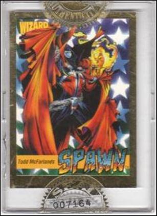 Wizard: Image Series 1 (Promo) card 1-B Todd McFarlane's Spawn (Gold Foil Sealed & #'d)