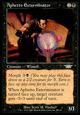 Magic the Gathering: Legions (Base Set) card 59 Aphetto Exterminator