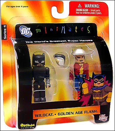 DC Minimates figure 15 Wildcat / Golden Age Flash
