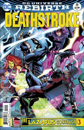 Deathstroke (2016) issue 19 Mike McKone Connecting Cover