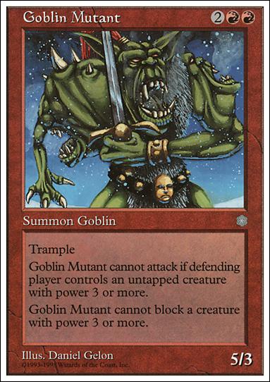 Magic the Gathering: Anthologies (Base Set) card 36 Goblin Mutant
