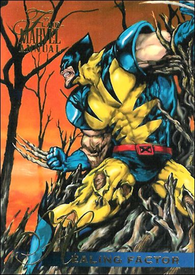 Marvel Annual Flair '95 (Base Set) card 41 Healing Factor