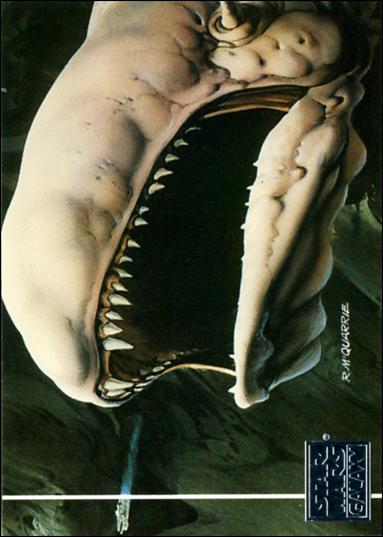 Star Wars Galaxy: Series 1 (Factory Base Set) card 24 A Space Slug