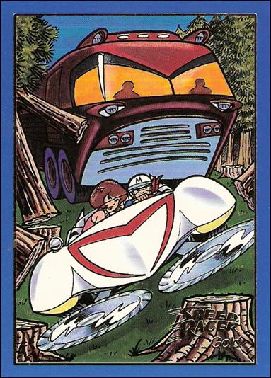 Speed Racer (Gold Foil Subset) card 4 Race Against the Mammoth Car