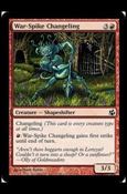 Magic the Gathering: Morningtide (Base Set) card 112 War-Spike Changeling