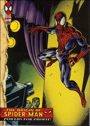 Amazing Spider-Man (Base Set) card 129 Powers For Profit!