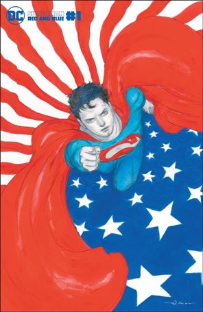 Superman Red and Blue issue 1-C Yoshitaka Amano Cover