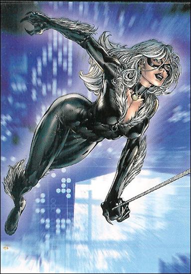 Women of Marvel (Embossed Subset) card T1 Black Cat