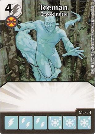 Marvel Dice Masters Uncanny X-Men  card 7 Iceman: Cryokinetic
