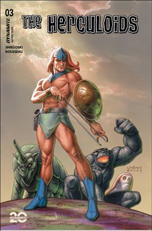 Herculoids (2025) issue 3-B Joseph Michael Linsner Cover