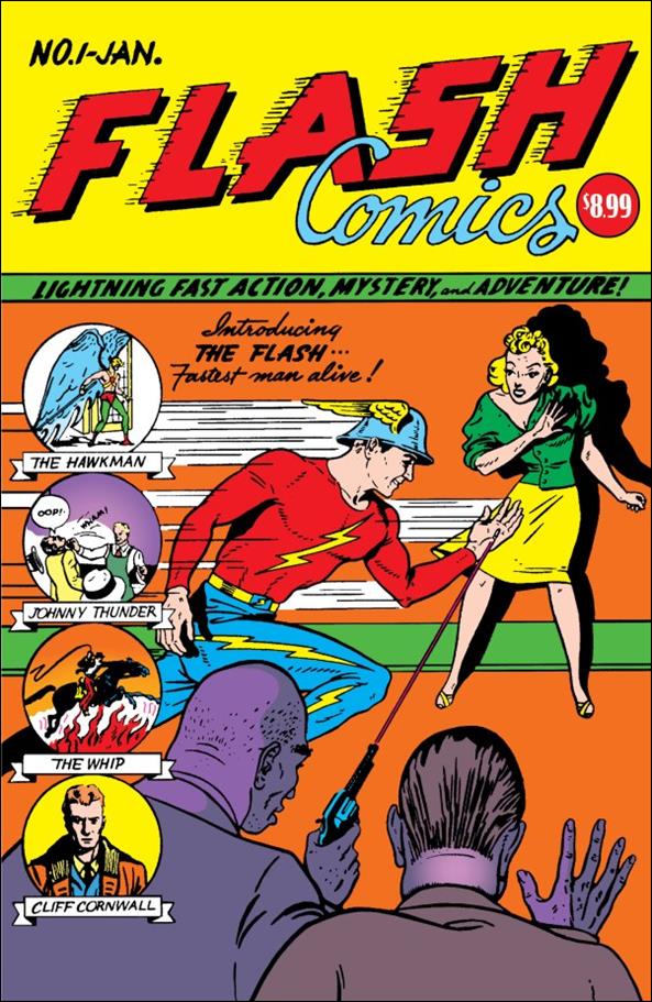 Flash Comics (1939) issue 1-D Facsimile Edition (2024) Foil Cover