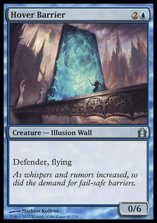 Magic the Gathering: Return to Ravnica (Base Set) card 40 Hover Barrier