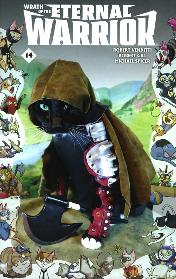 Wrath of the Eternal Warrior issue 14-C Cat Cosplay Cover