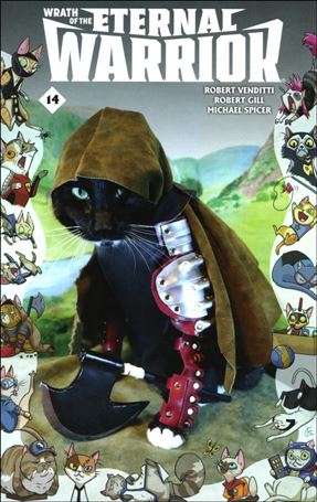 Wrath of the Eternal Warrior issue 14-C Cat Cosplay Cover
