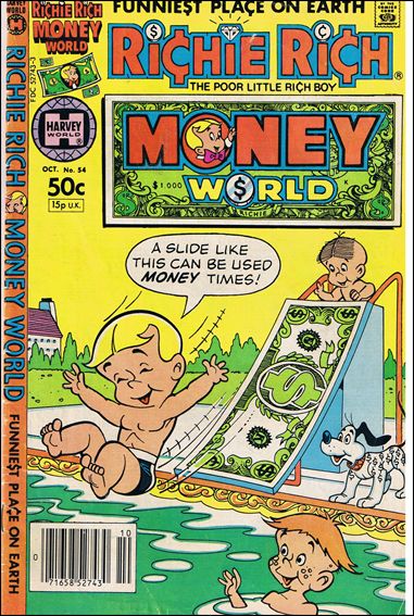 Richie Rich Money World issue 54-B 50 Cent Price Cover