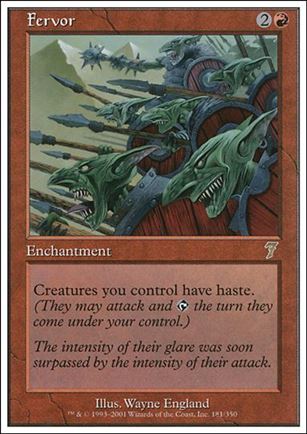 Magic the Gathering: 7th Edition (Base Set) card 181 Fervor