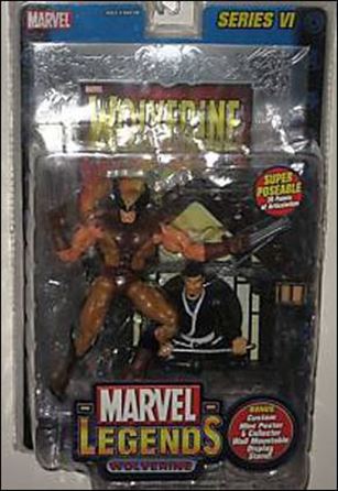 Marvel Legends (Series 6) figure 8-B Wolverine (Brown Costume 2-Pack w/ Ogun & Poster)