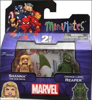Marvel Minimates figure 149 Shanna the She-Devil and Savage Land Reaper